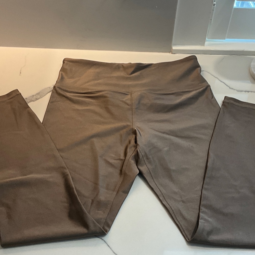 Athleta Elation Sheen Tight in Tan
